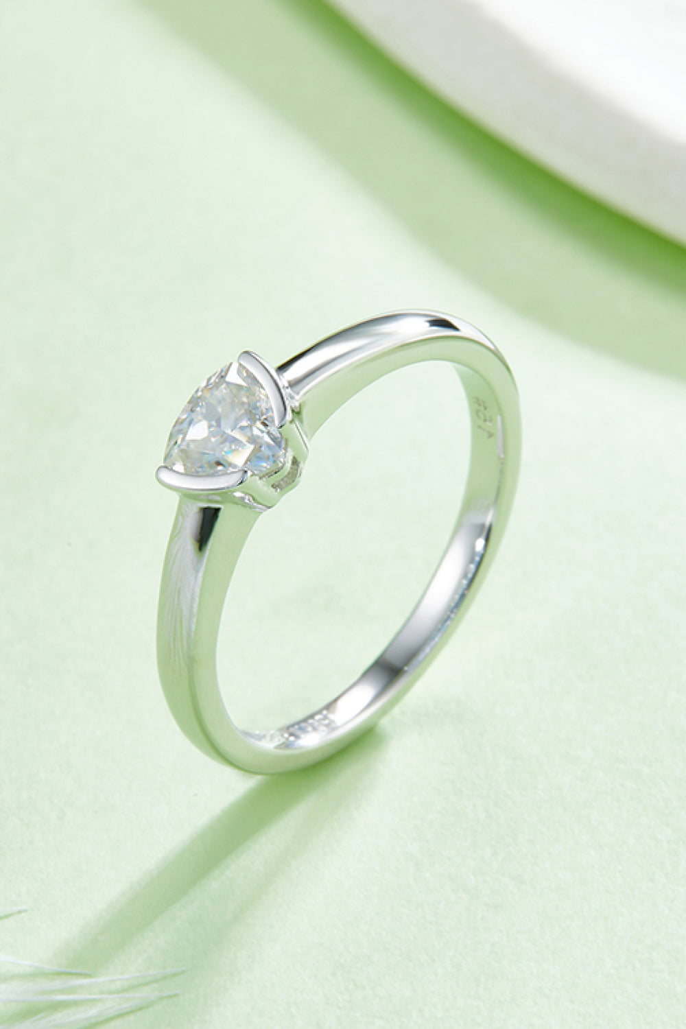 Moissanite Solitaire Ring
