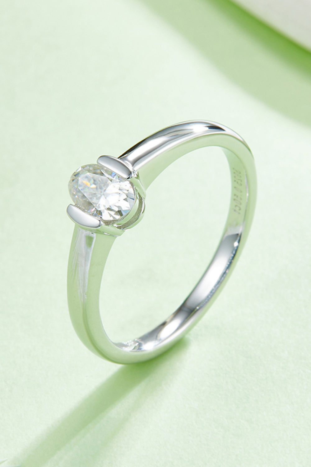 Moissanite Solitaire Ring