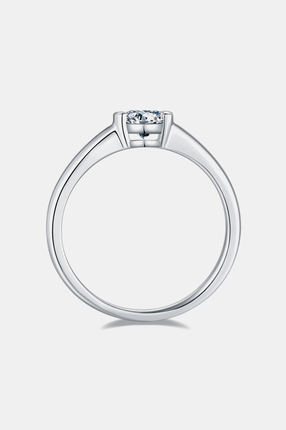 Moissanite Solitaire Ring