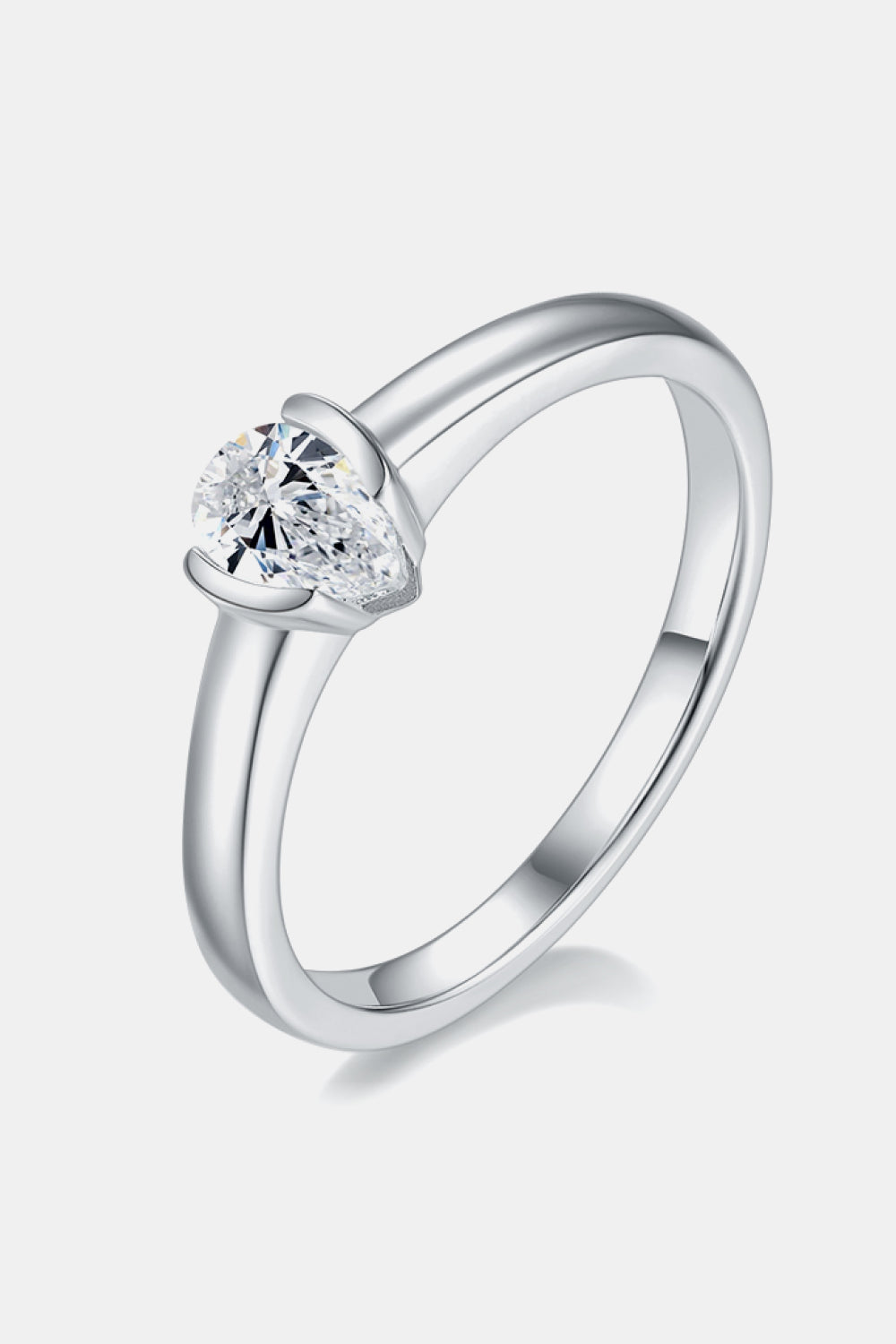 Moissanite Solitaire Ring