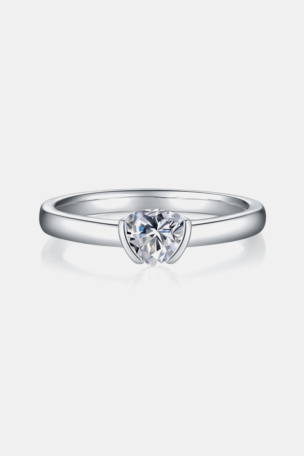 Moissanite Solitaire Ring