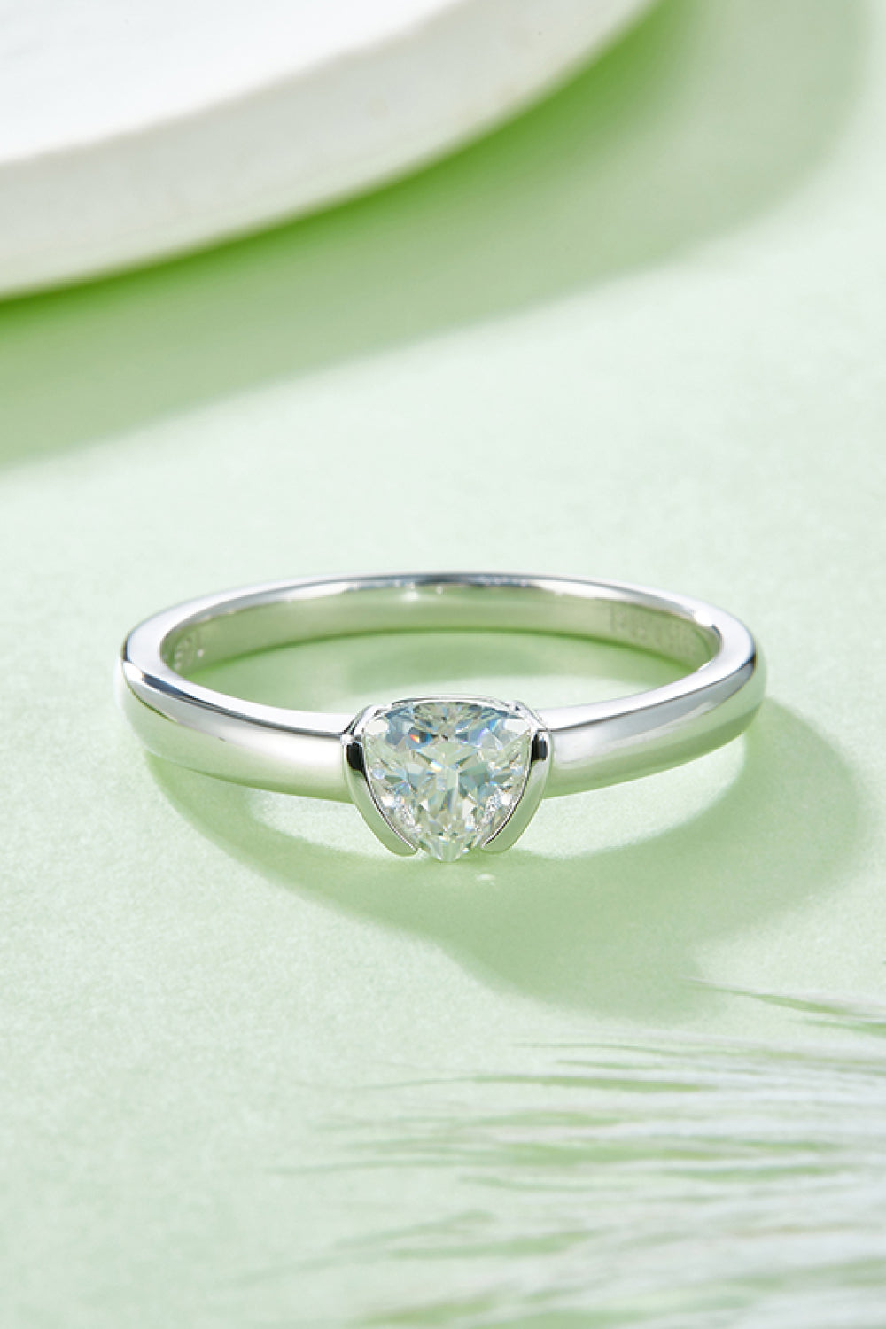 Moissanite Solitaire Ring