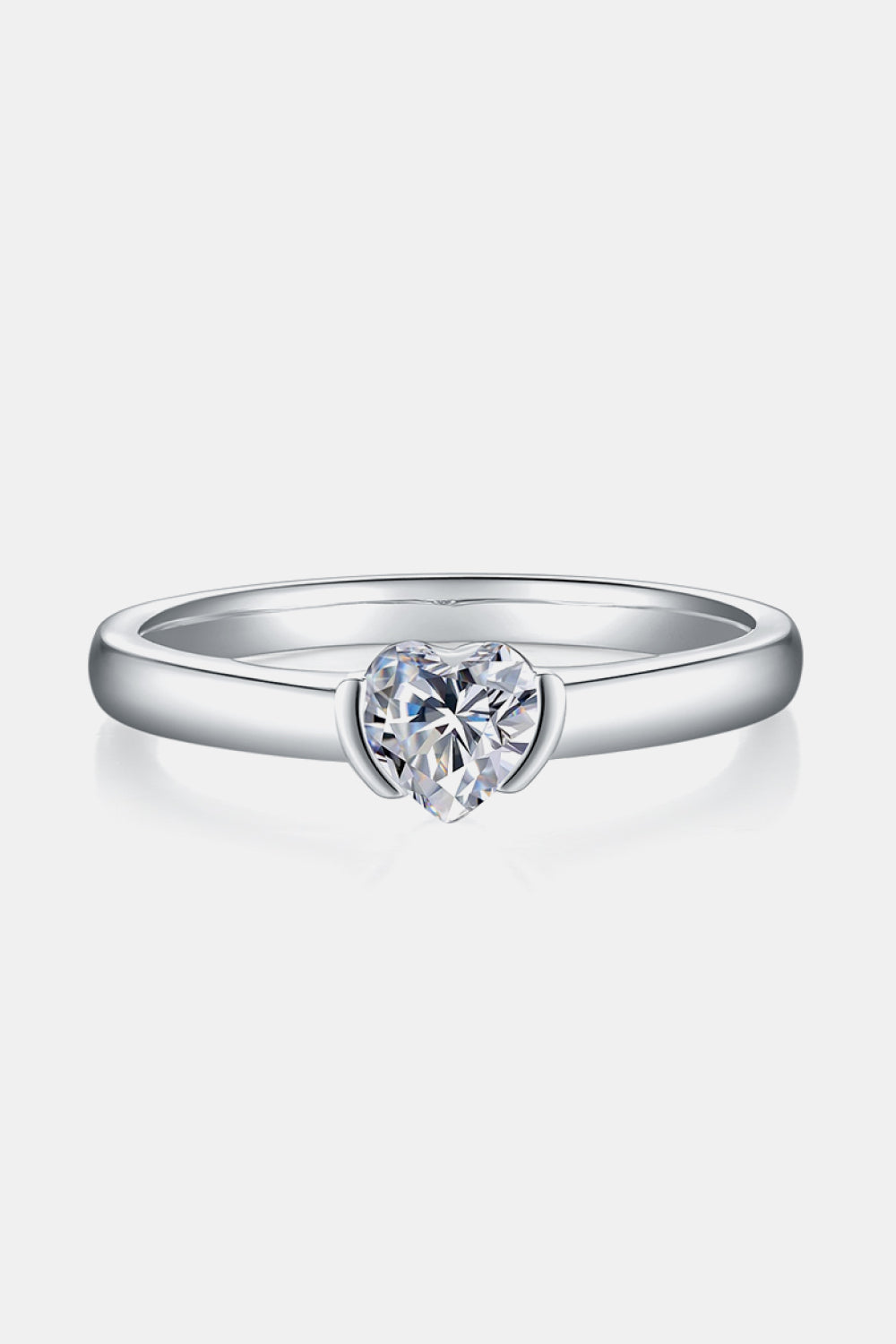 Moissanite Solitaire Ring
