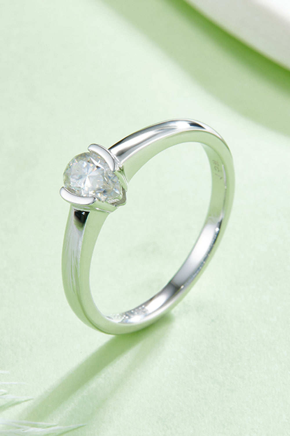 Moissanite Solitaire Ring