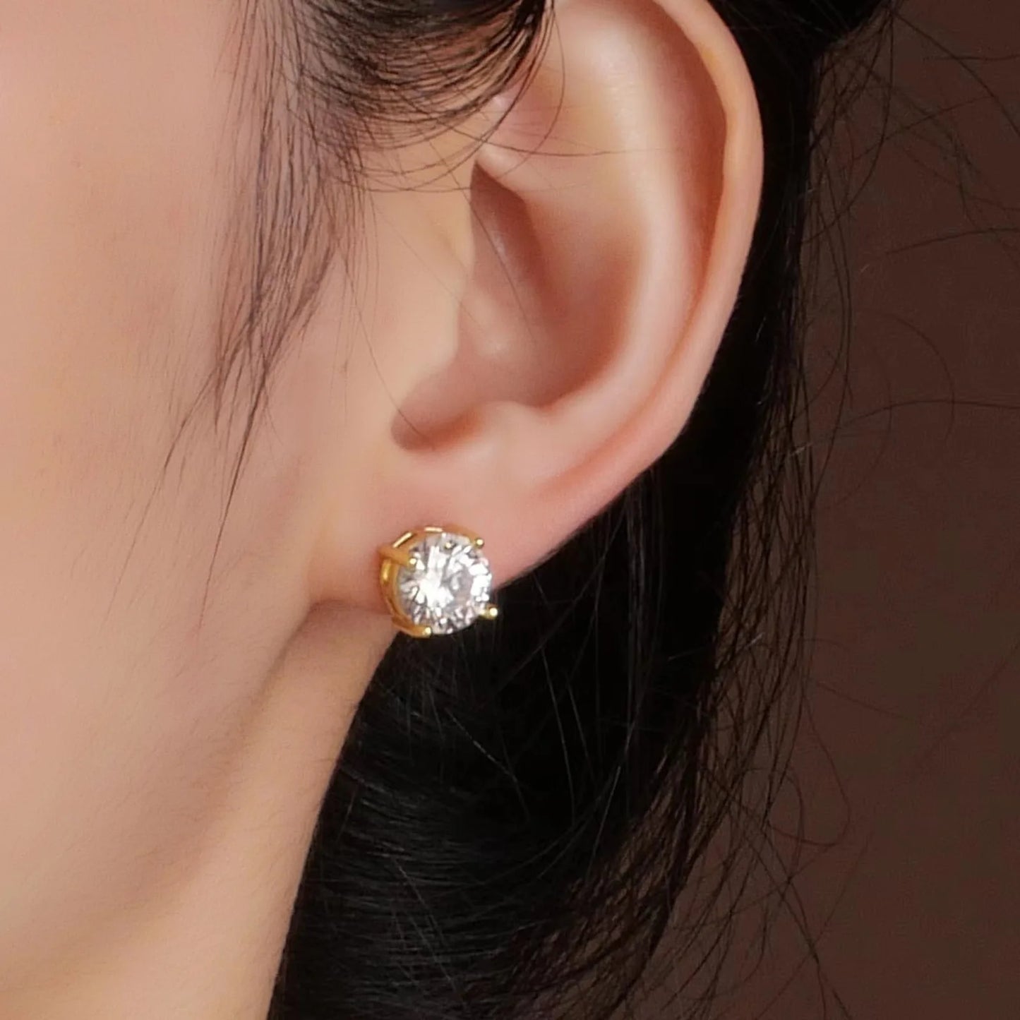 Star's 100% 925 Sterling Silver Zircon Earring