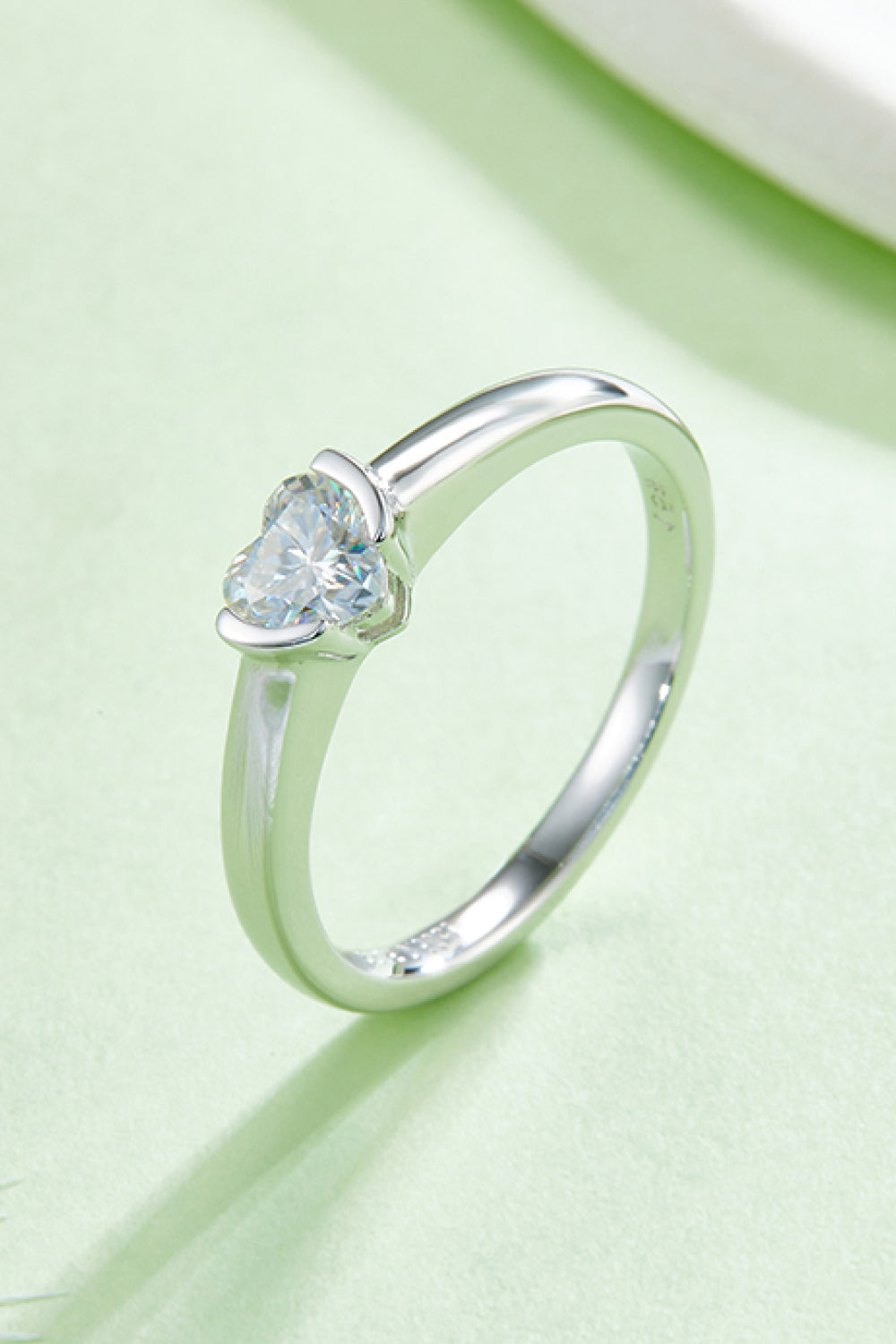 Moissanite Solitaire Ring