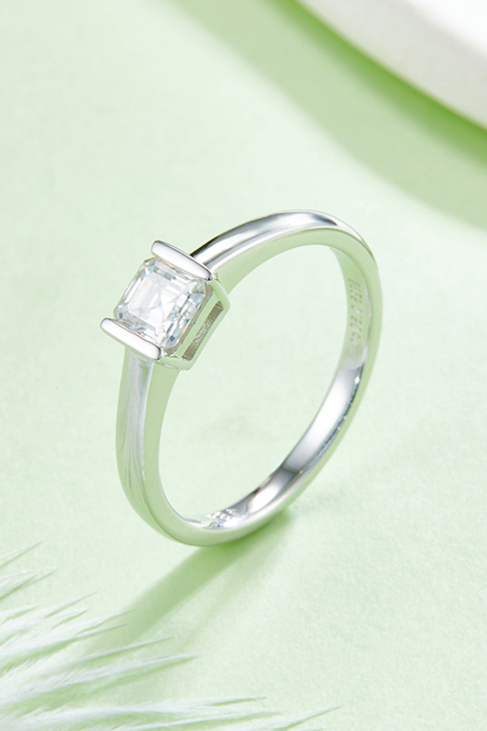 Moissanite Solitaire Ring