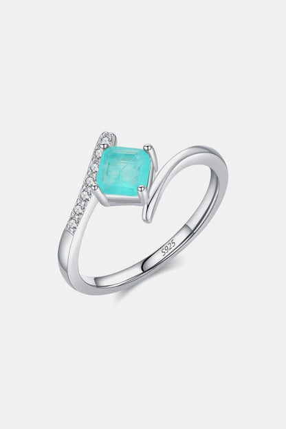 Square Shape Tourmaline Ring