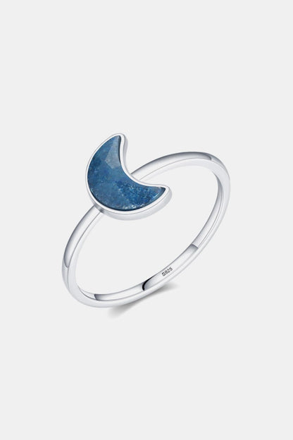 Moon Shape Aventurine Ring