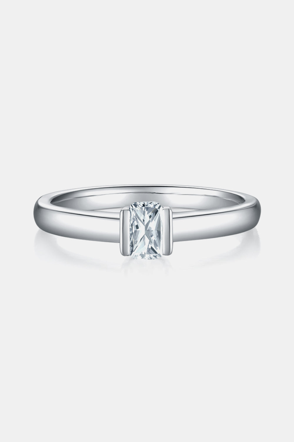 Moissanite Solitaire Ring