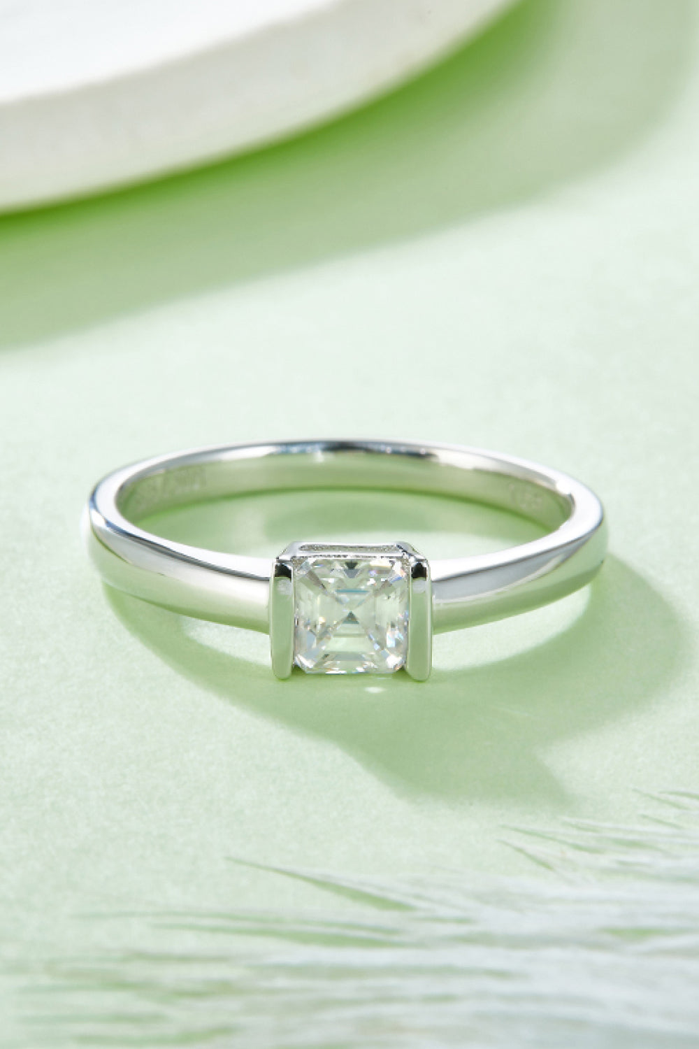 Moissanite Solitaire Ring