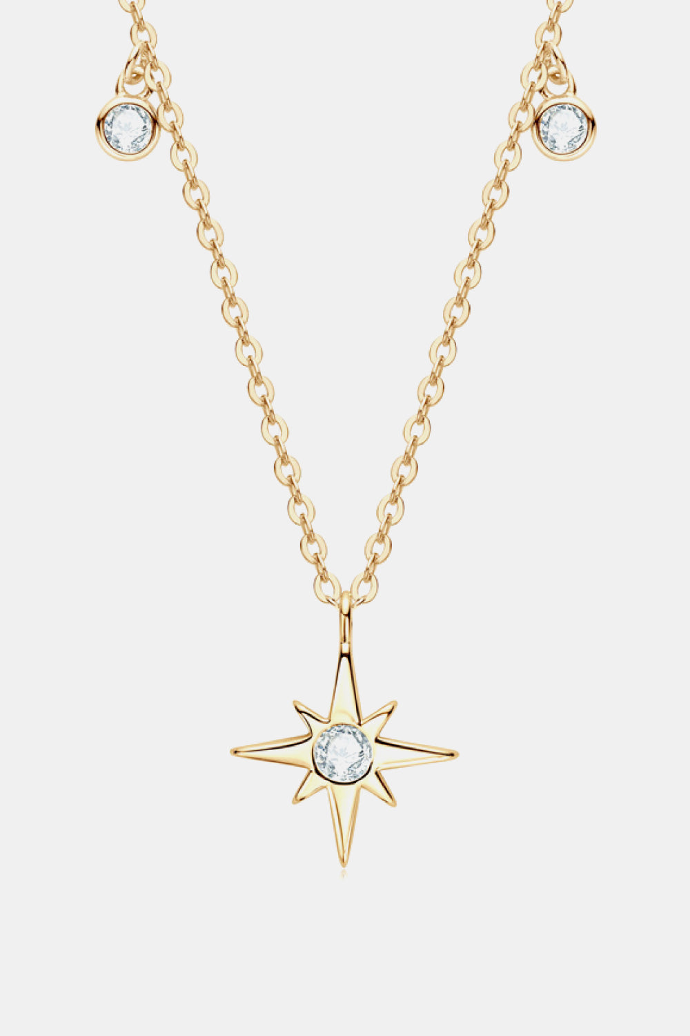 North Star Pendant 925 Sterling Silver Necklace