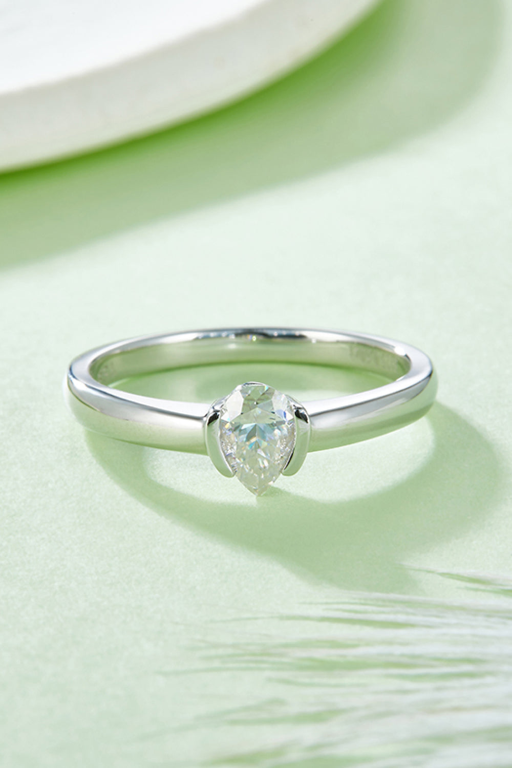 Moissanite Solitaire Ring