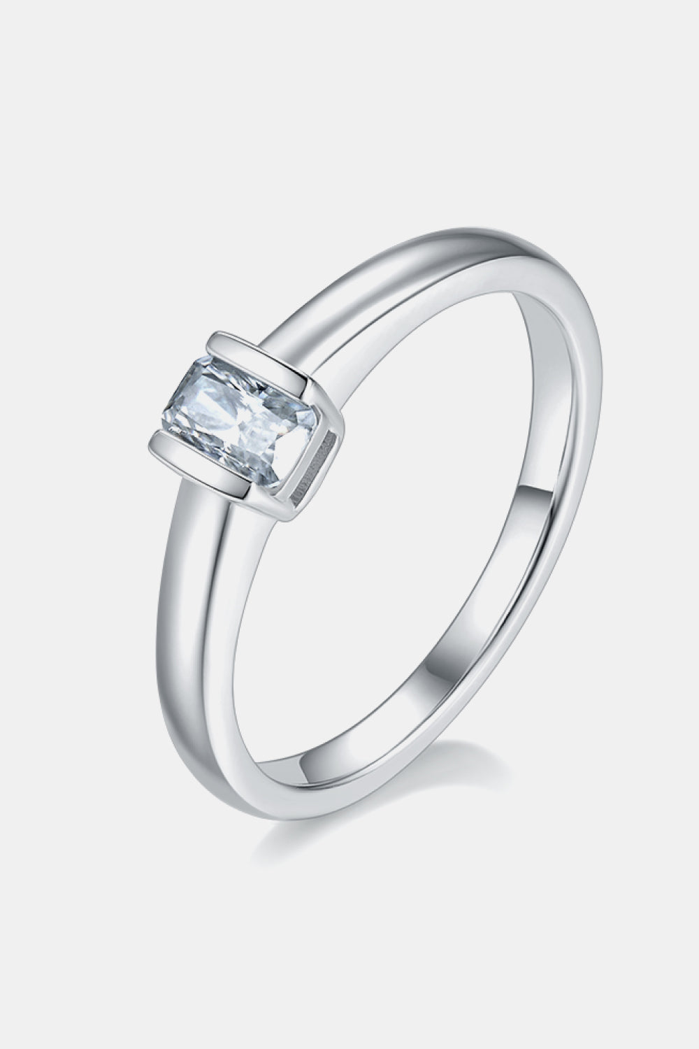 Moissanite Solitaire Ring