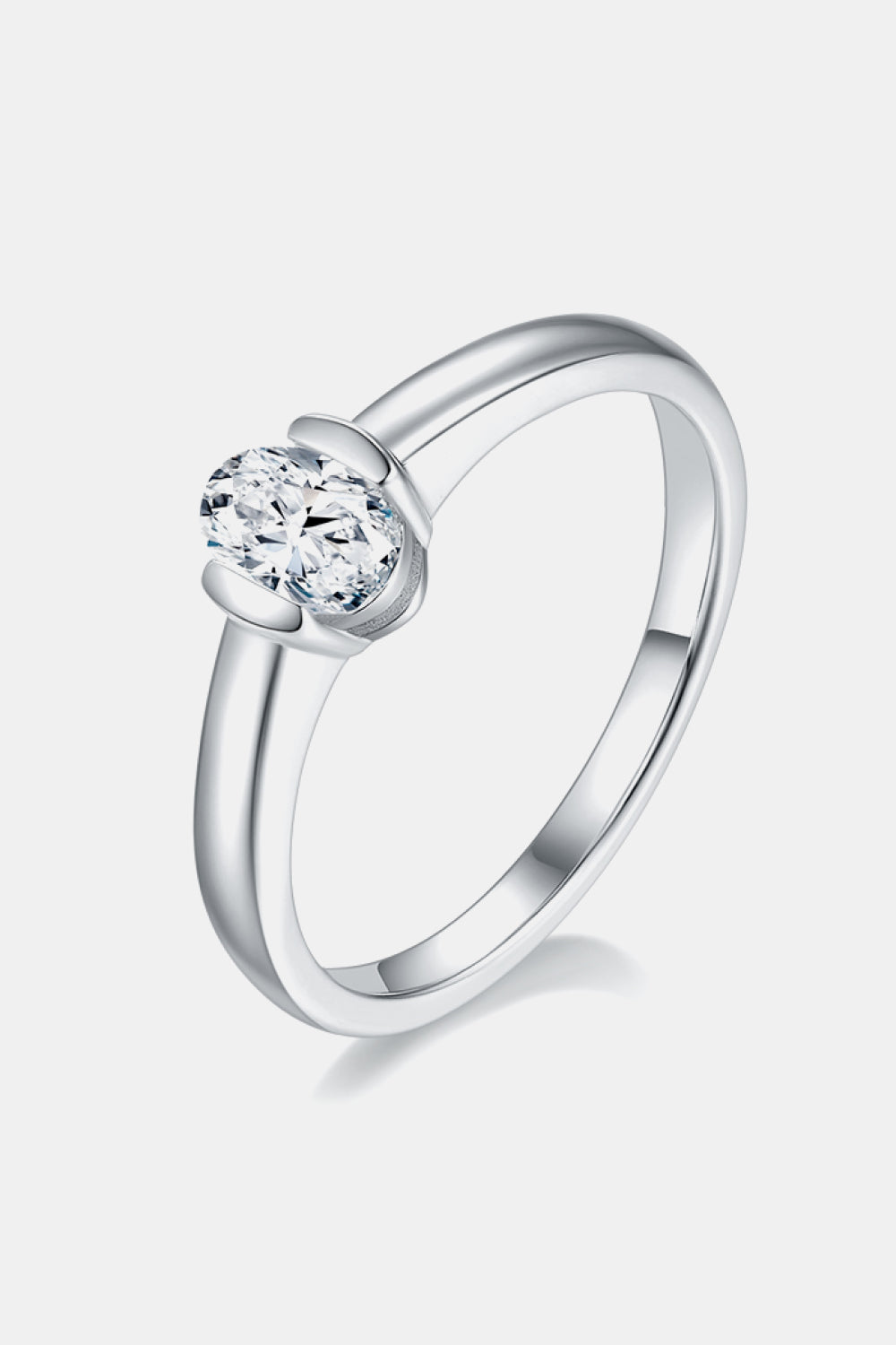 Moissanite Solitaire Ring