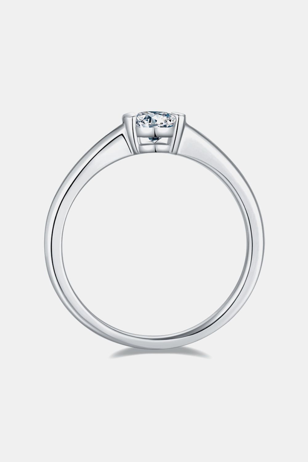 Moissanite Solitaire Ring