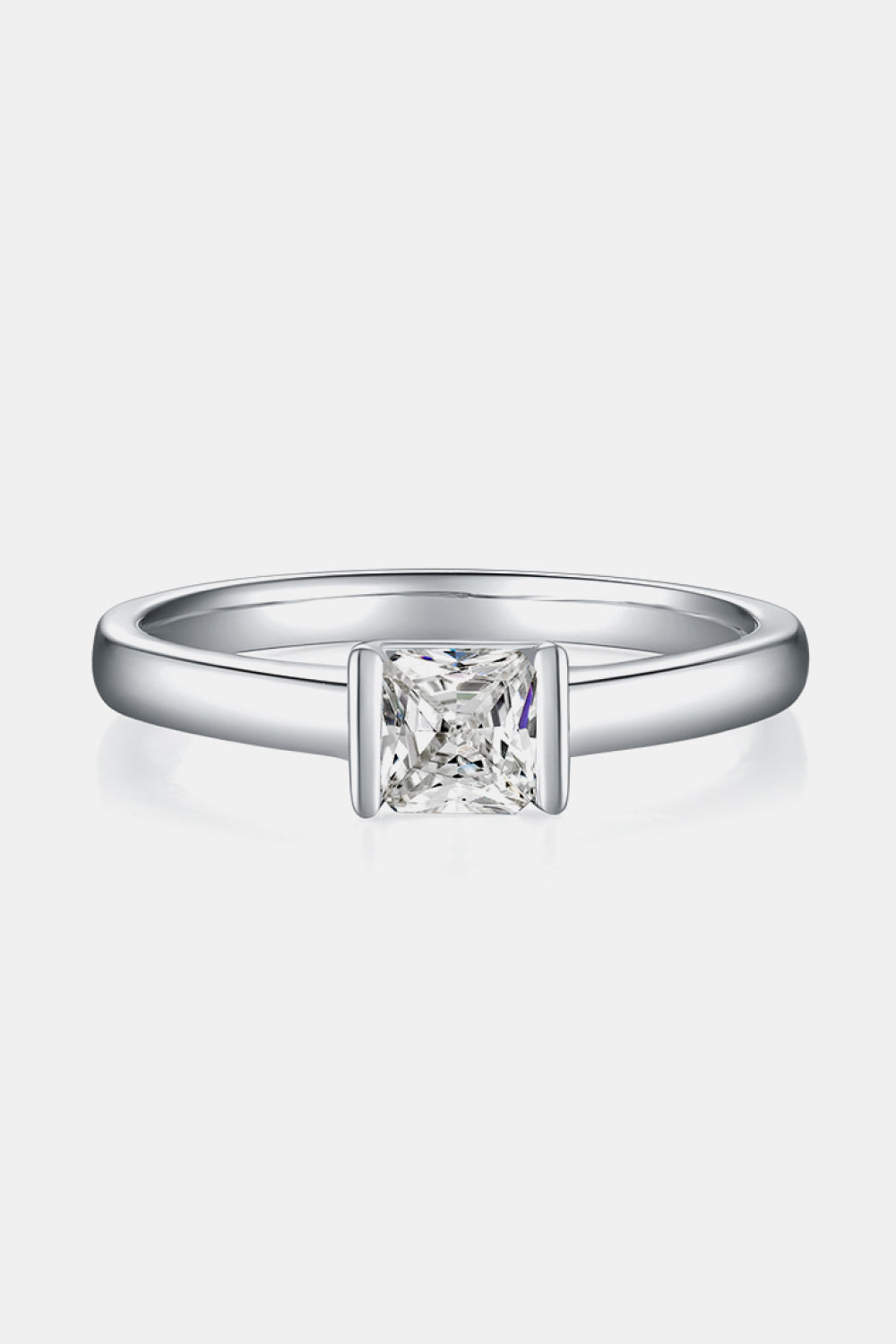 Moissanite Solitaire Ring