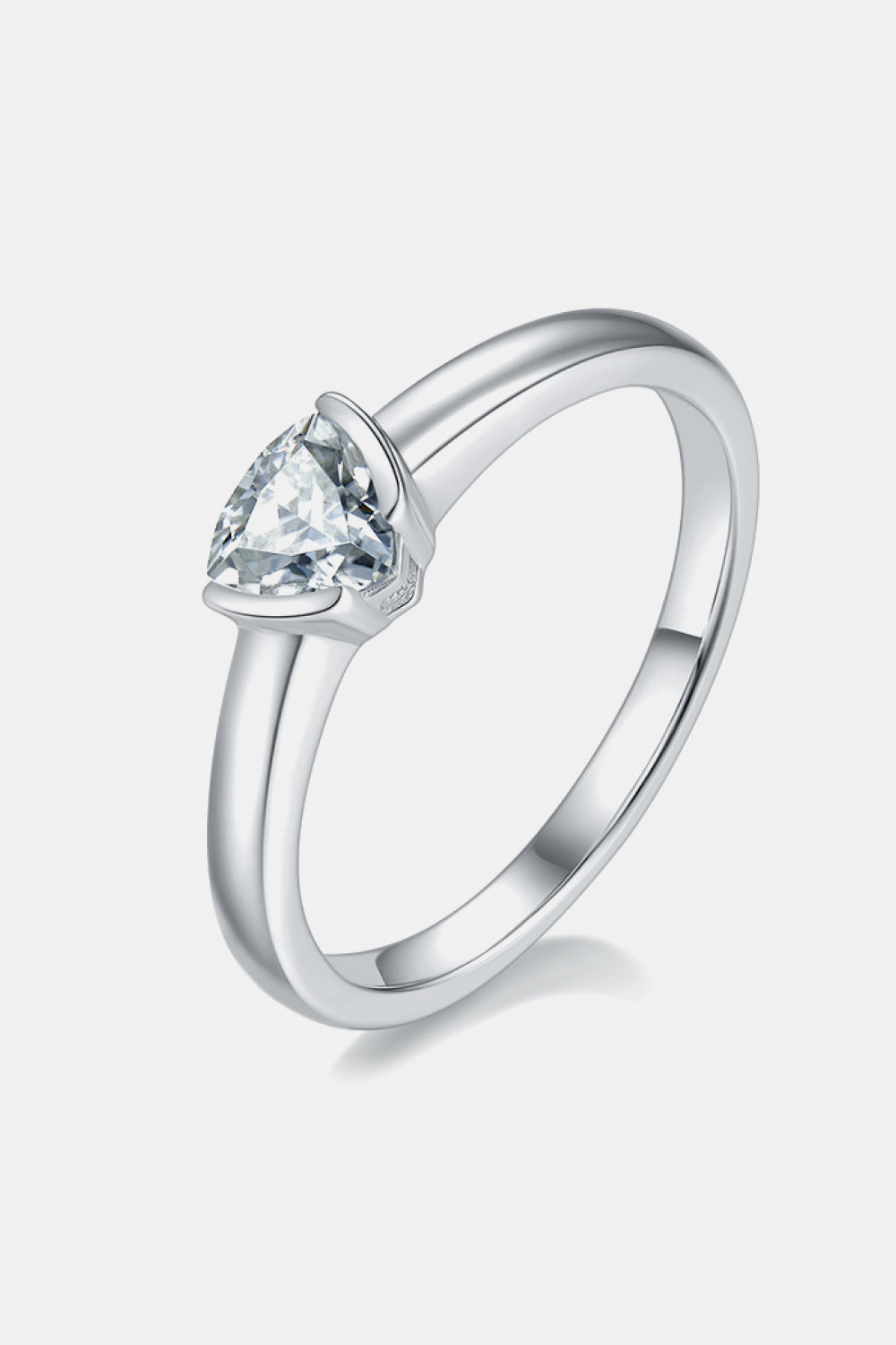 Moissanite Solitaire Ring