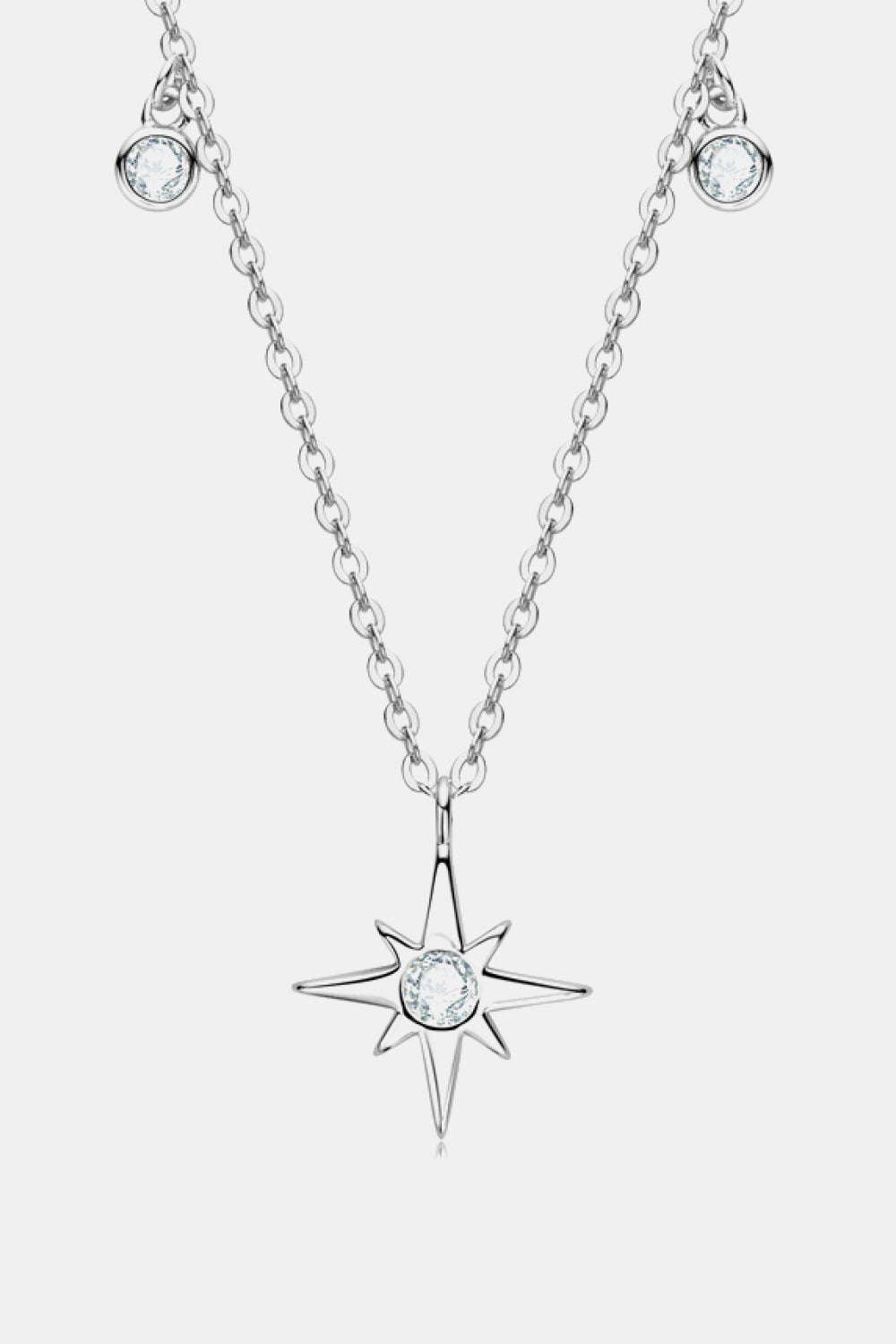 North Star Pendant 925 Sterling Silver Necklace