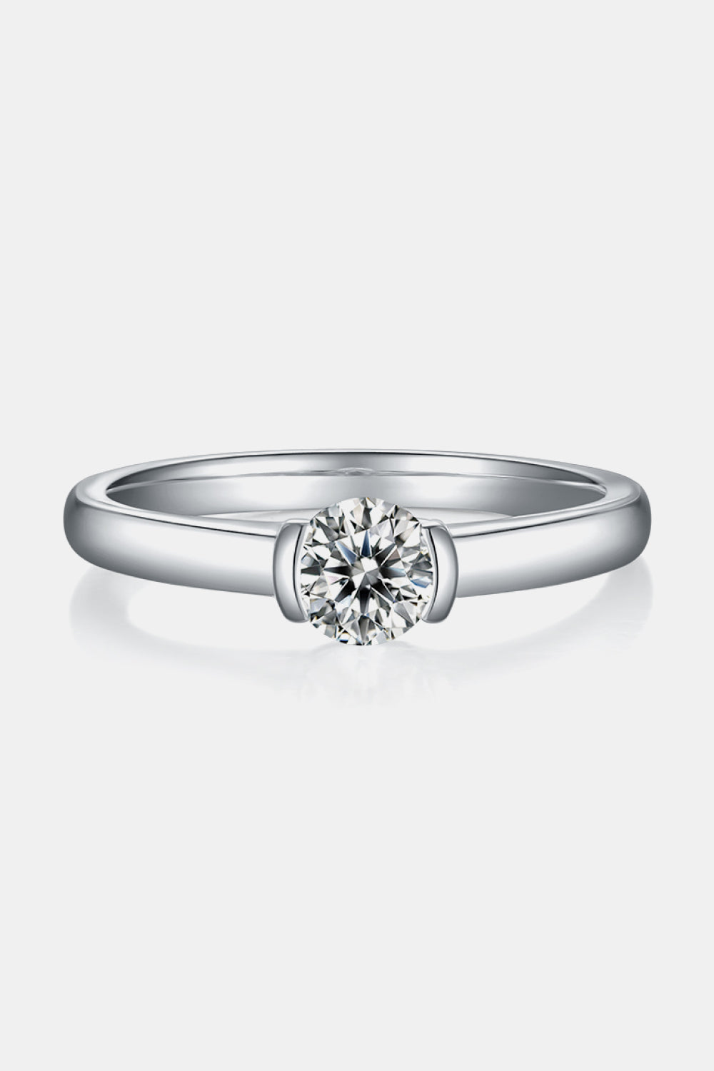 Moissanite Solitaire Ring