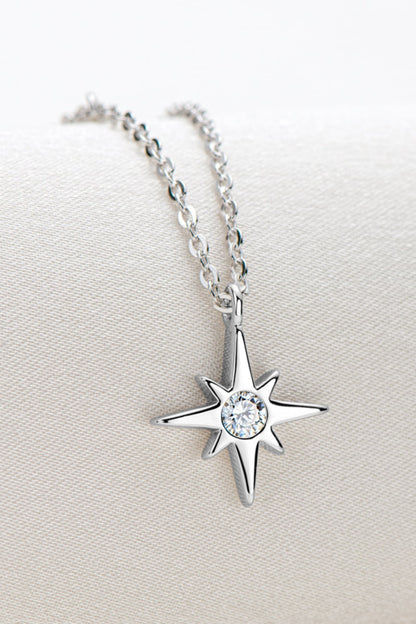 North Star Pendant 925 Sterling Silver Necklace