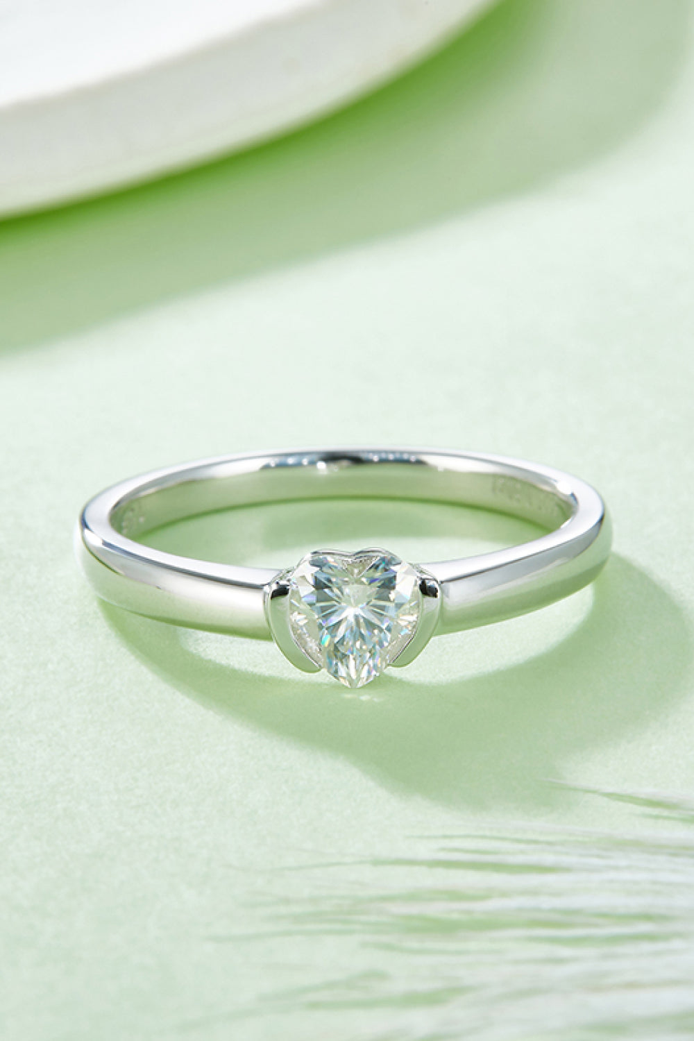 Moissanite Solitaire Ring